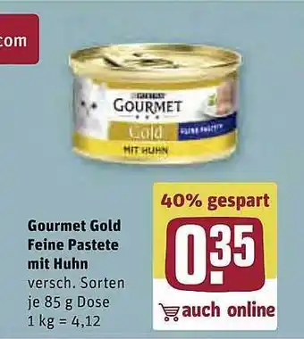 REWE Gourmet Gold Feine Pastete Mit Huhn Angebot