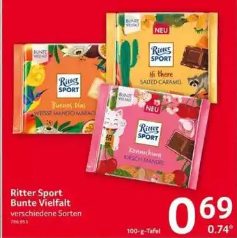 Selgros Ritter Sport Bunte Vielfalt Angebot