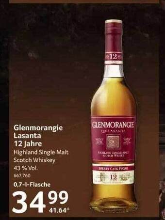 Selgros Glenmorangie Lasanta 12 Jahre Angebot