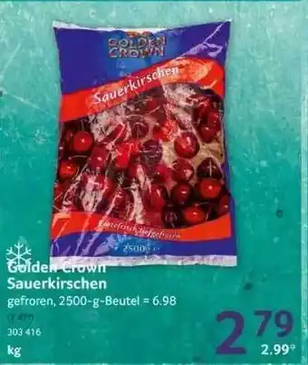 Selgros Golden Crown Sauerkirschen Angebot