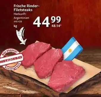 Selgros Frische Rinder-filetsteaks Angebot