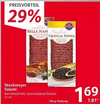 Selgros Stockmeyer Salami Angebot