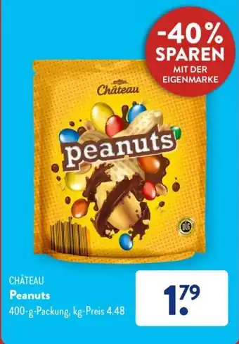 Aldi Süd Chateau Peanuts 400g Angebot