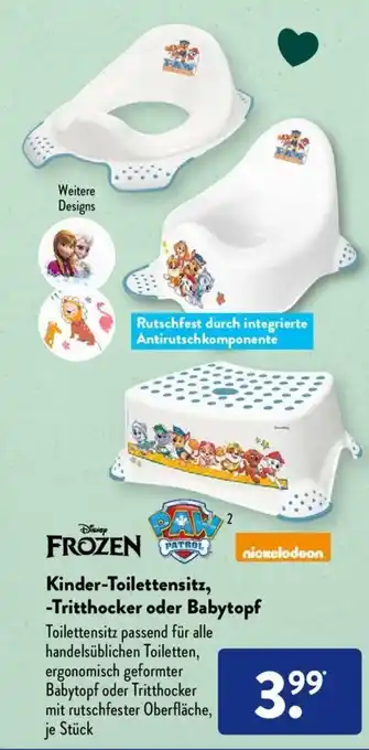 Aldi Süd Kinder-Toilettensitz, -Tritthocker o. Babytopf Angebot