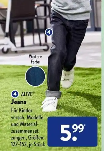 Aldi Süd Alive Jeans 122-152 Angebot