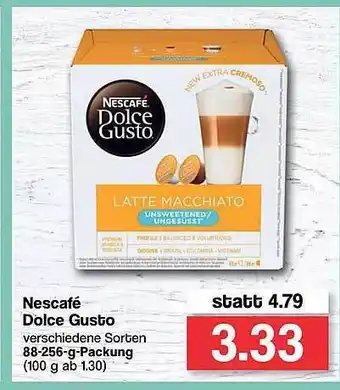 Famila Nord West Nescafé Dolce Gusto 88-256 g Angebot