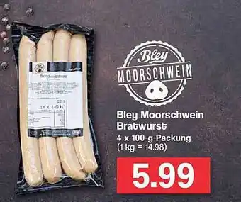 Famila Nord West Bley Moorschwein Bratwurst 4 x 100 g Angebot