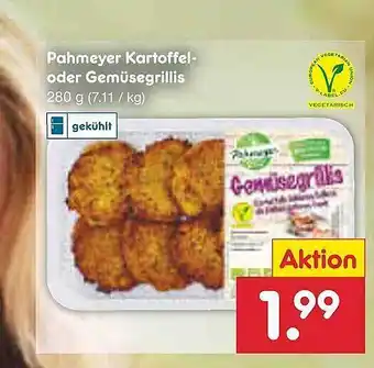 Netto Marken-Discount Pahmeyer Kartoffel- Oder Gemüsegrillis Angebot