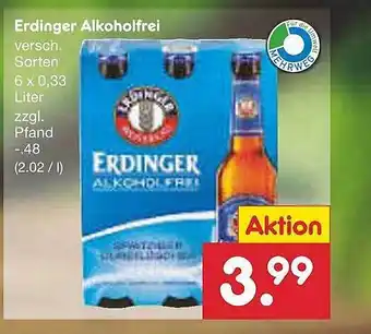 Netto Marken-Discount Erdinger Alkoholfrei Angebot