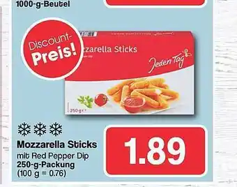 Famila Nord West Mozzarella Sticks 250 g Angebot