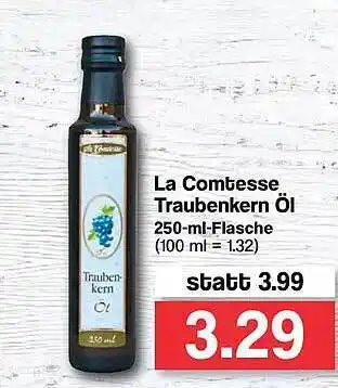 Famila Nord West La Comtesse Traubenkern öl 250 ml Angebot