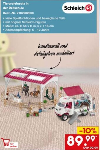 Netto Marken-Discount Schleich Tierarzteinsatz in der Reitschule Angebot
