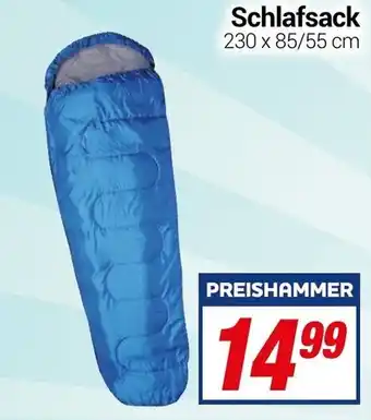 CENTERSHOP Schlafsack 230 x 85/55 cm Angebot