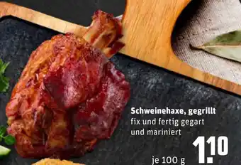 REWE Schweinehaxe, gegrillt 100g Angebot