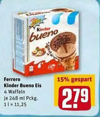 REWE Kaufpark Ferrero Kinder Bueno Eis Angebot
