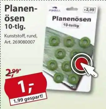 Sonderpreis Baumarkt Planenösen 10-tlg Angebot