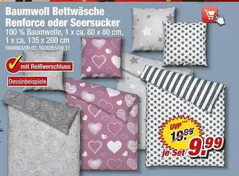 Poco Baumwoll Bettwäsche Renforce Oder Seersucker Angebot