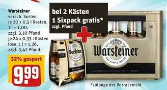 REWE Kaufpark Warsteiner Angebot