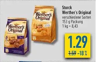 diska Storck Werther's Original Angebot