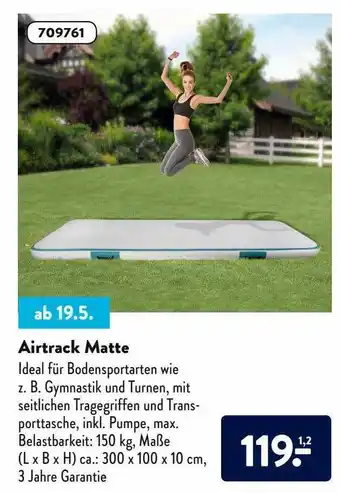 Aldi Nord Airtrack Matte Angebot