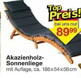 Jawoll Akazienholz-sonnenliege Angebot