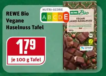 REWE Rewe Bio Vegane Haselnuss Tafel 100g Angebot