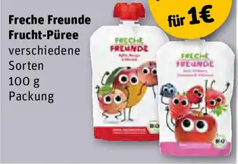 REWE Freche Freunde Frucht Püree 100g Angebot