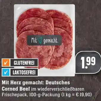 Edeka Neukauf Deutsches Corned Beef 100 g Packung Angebot