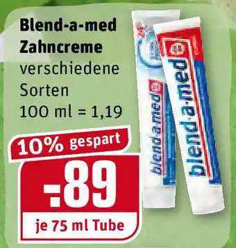 REWE Blend-a-med Zahncreme 75ml Angebot