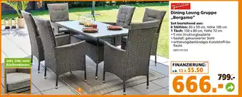 Globus Baumarkt TrendLine Dining Lounge Gruppe ,,Bergamo" Angebot