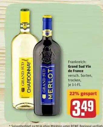 REWE Center Grand Sud Vin de France 1L Angebot