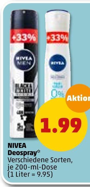 PENNY Nivea deospray Angebot