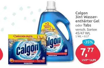 Budni Calgon 3in1 wasserenthärter gel oder tabs Angebot