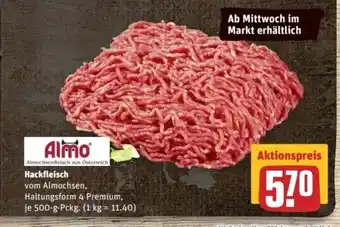 REWE Center Almo Hackfleisch 500g Angebot