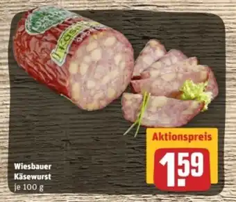 REWE Center Wiesbauer Kasewurst 100g Angebot