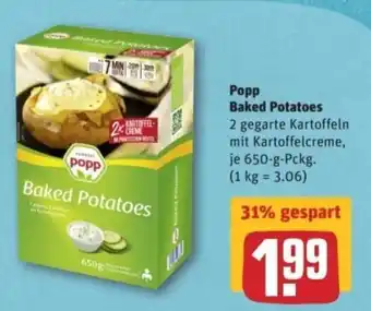 REWE Center Popp Baked Potatoes 650g Angebot