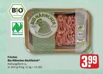 REWE Center Frische Bio-Hahnchen-Hackfleisch 300g Angebot