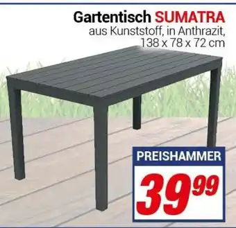 CENTERSHOP Gartentisch Sumatra Angebot