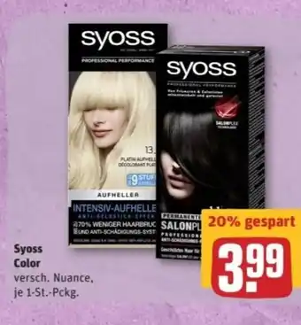 REWE Center Syoss Color Angebot