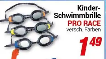 CENTERSHOP Kinder Schwimmbrille Pro Race Angebot