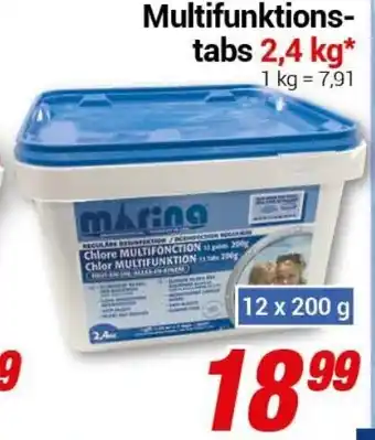 CENTERSHOP Multifunktionstabs 2,4kg Angebot