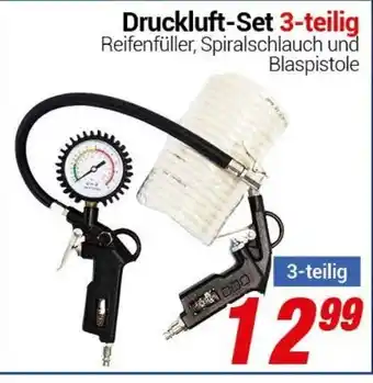 CENTERSHOP Druckluft Set 3 teilig Angebot