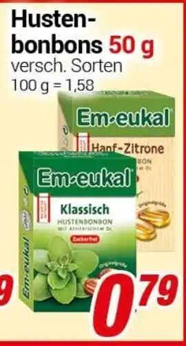 CENTERSHOP Hustenbonbons 50g Angebot