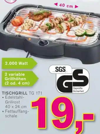 KODi Tectro Tischgrill TG 171 Angebot