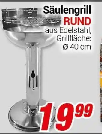 CENTERSHOP Säulengrill Rund Angebot