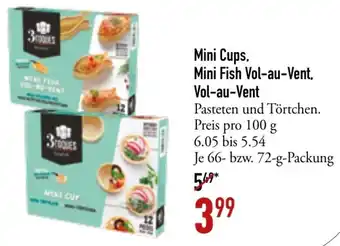 Galeria Markthalle Mini Cups, Mini Fish Vol-au-Vent, Vol-au-Vent 66-72 g Packung Angebot