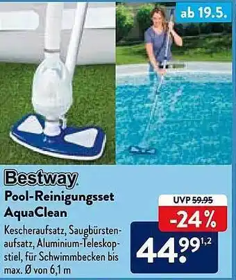 Aldi Nord Bestway Pool-reinigungset Aquaclean Angebot