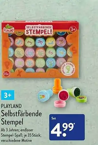 Aldi Nord Playland Selbstfärbende Stempel Angebot