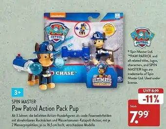 Aldi Nord Spin Master Paw Patrol Action Pack Pup Angebot