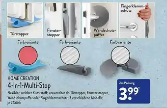 Aldi Nord Home Creation 4-in-1-multi-stop Angebot